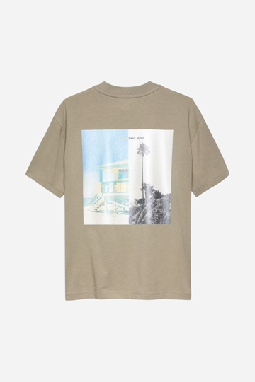 Calvin Klein Miami Backprint T-shirt - Laurel Oak